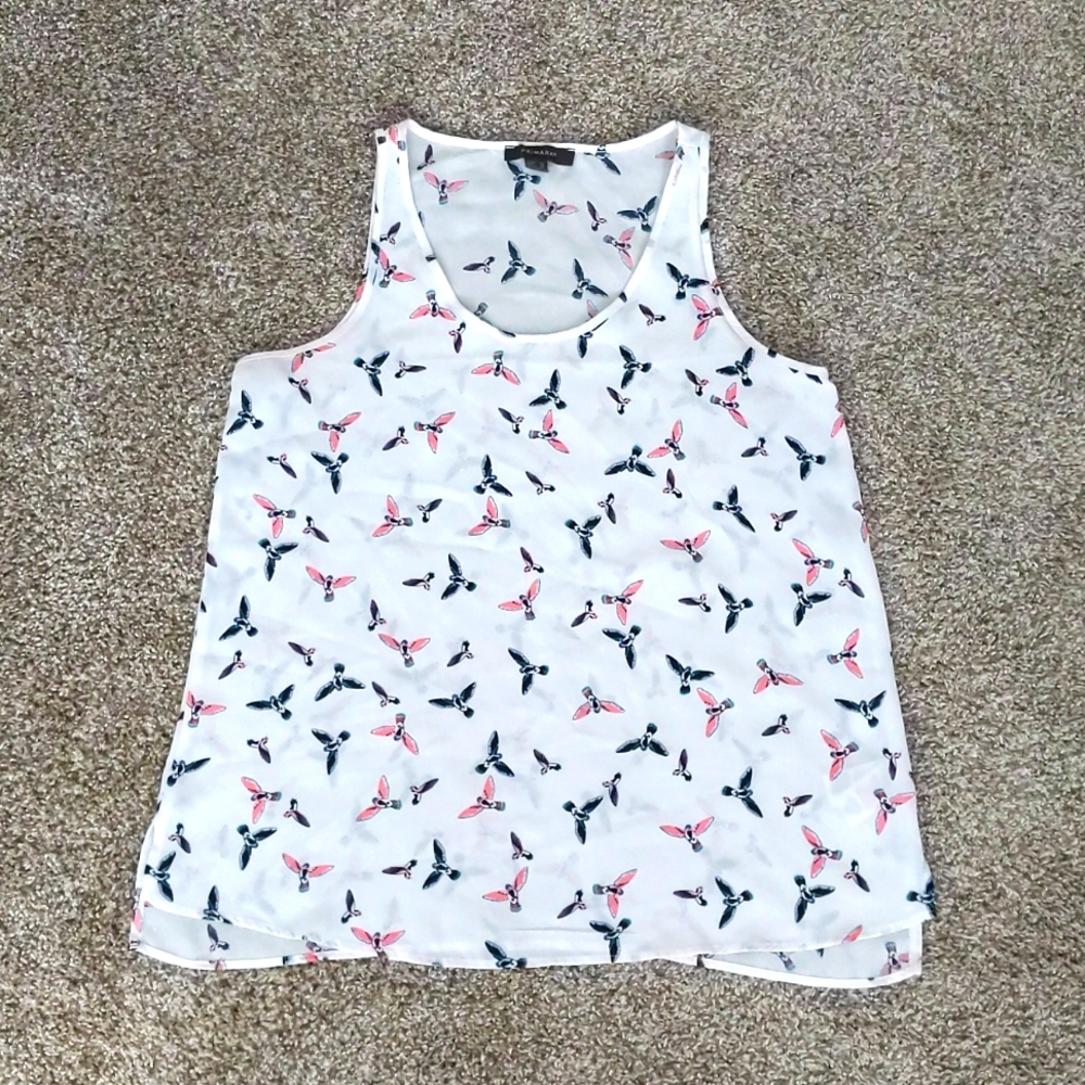 Primark Bird Print Sleeveless Blouse